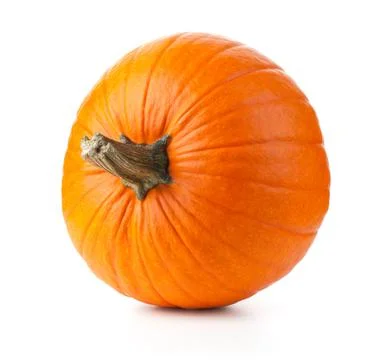 Pumpkin Isolated Over White Background Stock Photos