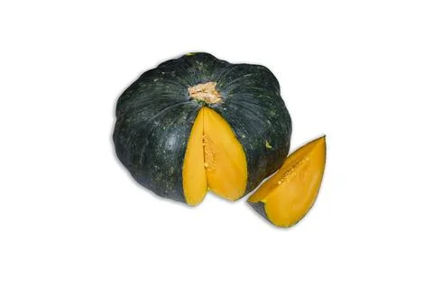 Pumpkin isolated on a white background. Clipping path included. Stock Photos
