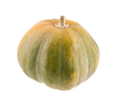Pumpkin isolated on white background closeup Stock Photos