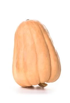 Pumpkin isolated on a white background. Copy space Stock Photos