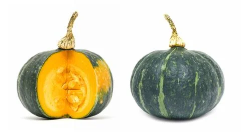 Pumpkin isolated on white background Stock Photos