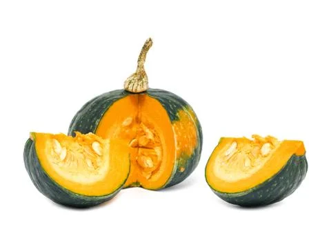 Pumpkin isolated on white background Stock Photos
