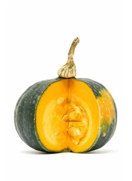 Pumpkin isolated on white background Stock Photos