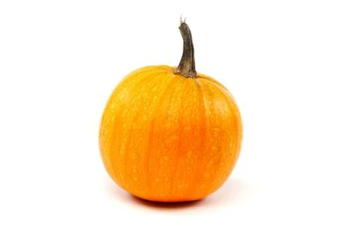Pumpkin isolated on white background. Stock Photos