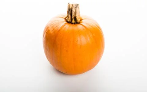 Pumpkin isolated on white background Stock Photos