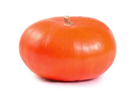 The pumpkin  isolated on white background Stock Photos
