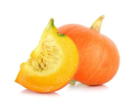 Pumpkin isolated on the white background Stock Photos