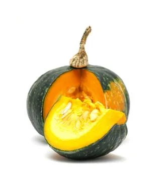 Pumpkin isolated on white background Stock Photos
