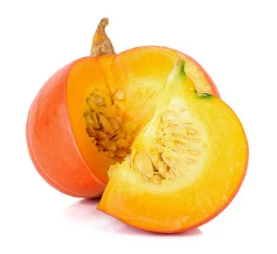 Pumpkin isolated on the white background Stock Photos