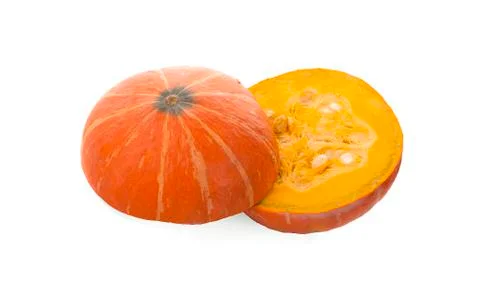 Pumpkin isolated on a white background Stock Photos