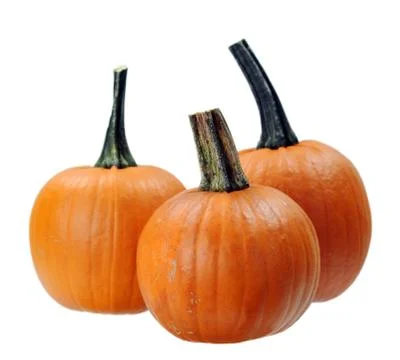 Pumpkin isolated on white background Stock Photos