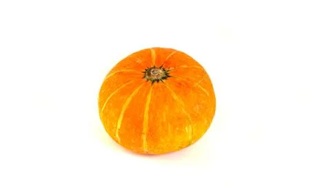 Pumpkin isolated on white background. Stock Photos