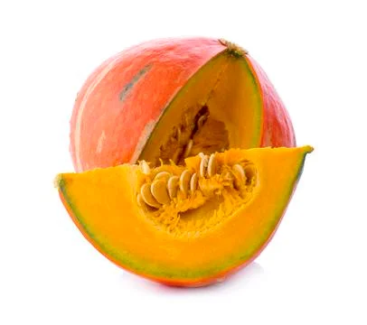 Pumpkin isolated on white background Stock Photos