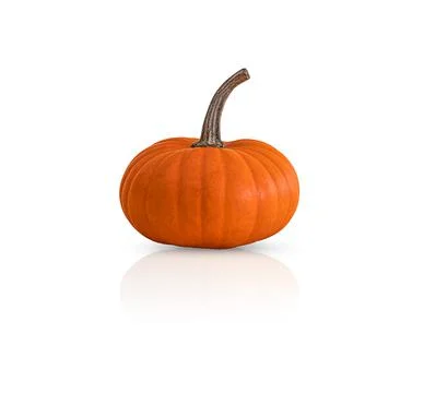 Pumpkin isolated on white background. Stock Photos