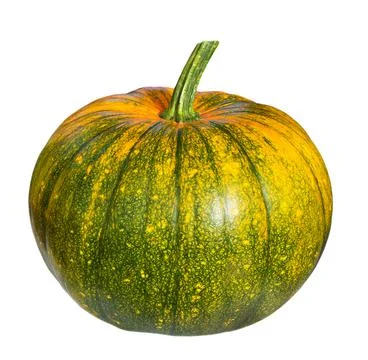 Pumpkin isolated on white with clipping path. Autumn halloween Foto stock