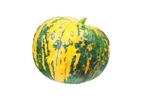 Pumpkin isolated on a white studio background Stock Photos