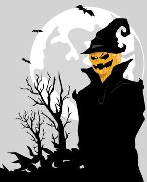 Pumpkin jack Stock Illustration