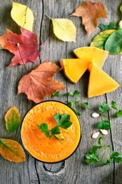 Pumpkin juice Stock-Fotos