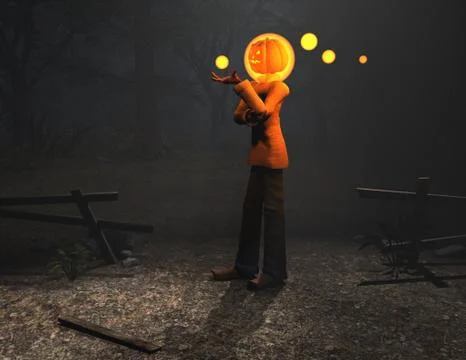 Pumpkin Man Stock-Illustration