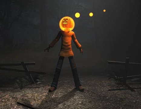 Pumpkin Man Stock-Illustration