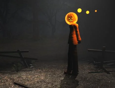 Pumpkin Man Stock-Illustration