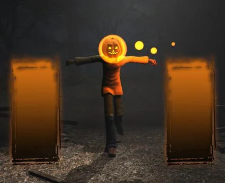 Pumpkin Man Stock-Illustration