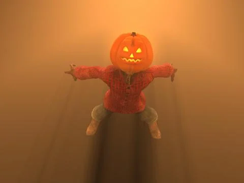 Pumpkin Man Stock-Illustration