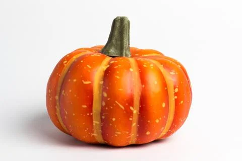Pumpkin orange on white background. Stock Photos