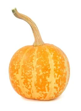 Pumpkin over white background Foto stock