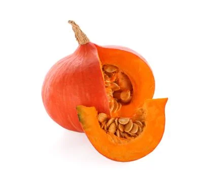 Pumpkin over white background Stock Photos