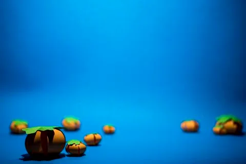 Pumpkin paper 库存照片