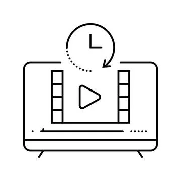 Pumpkin patch autumn line icon vector illustration 스톡 일러스트