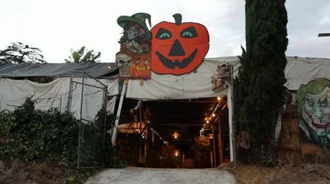 Pumpkin Patch Exterior 库存影片 12284975