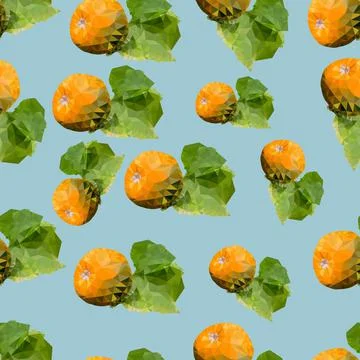 Pumpkin Pattern Stock Illustration