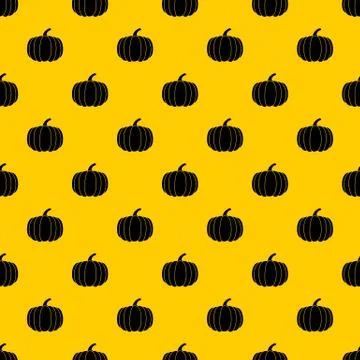 Pumpkin pattern vector 스톡 일러스트