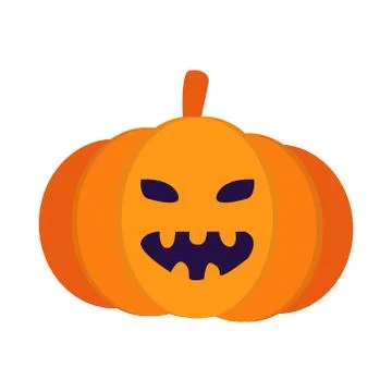 Pumpkin picture on a white background Stock-Illustration