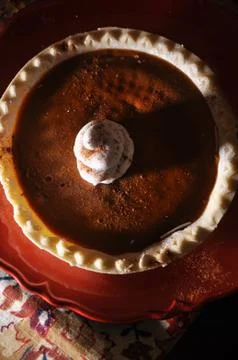 Pumpkin pie 5 Stock Photos