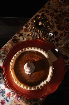 Pumpkin Pie 6 Stock Photos