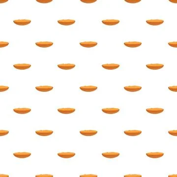Pumpkin pie filling dessert repeatable pattern background Illustrazione stock