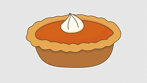 Pumpkin pie Stock Footage 338396932