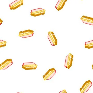 Pumpkin pie isometric icon seamless pattern イラスト素材