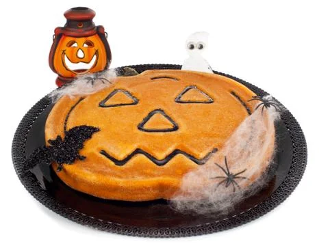 Pumpkin pie Stock Photos