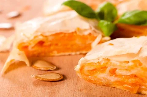 Pumpkin pie Stock Photos