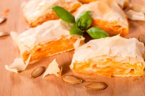 Pumpkin pie Foto stock