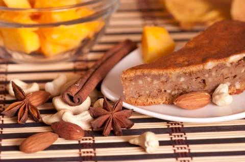 Pumpkin pie Stock Photos