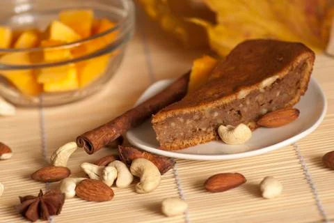 Pumpkin pie Stock Photos