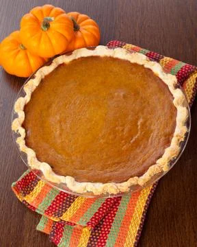 Pumpkin pie Stock Photos