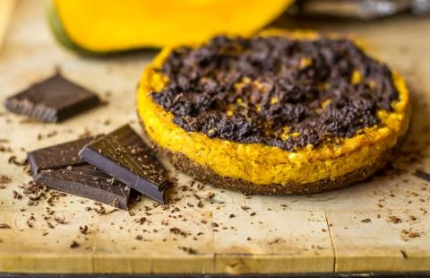 Pumpkin pie Stock Photos