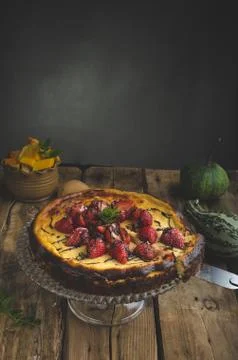 Pumpkin pie Stock Photos