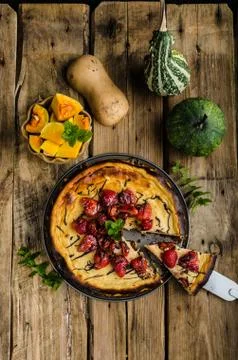 Pumpkin pie Foto stock